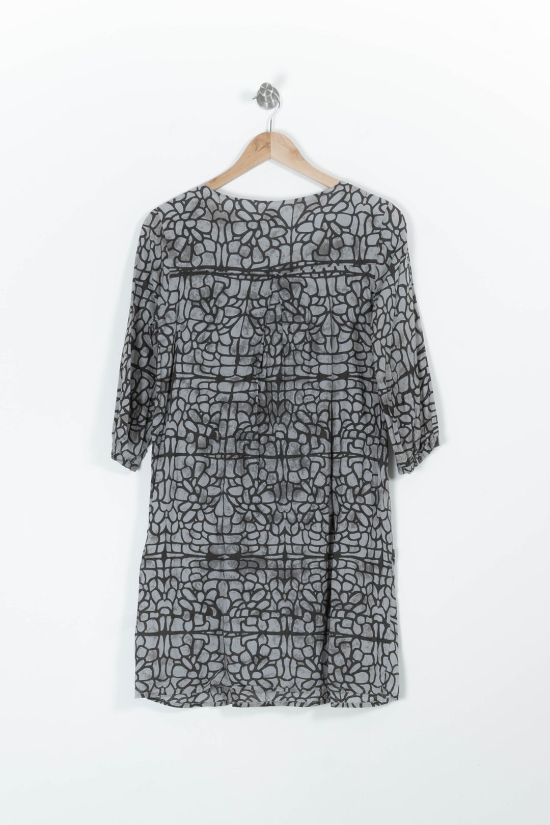 Robe grise à motifs - Taille S/36 de la marque Sud express | PARAD45185 - Vendu par Paradigme - Image 4