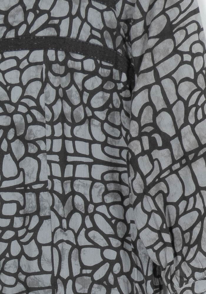 Robe grise à motifs - Taille S/36 de la marque Sud express | PARAD45185 - Vendu par Paradigme - Image 3