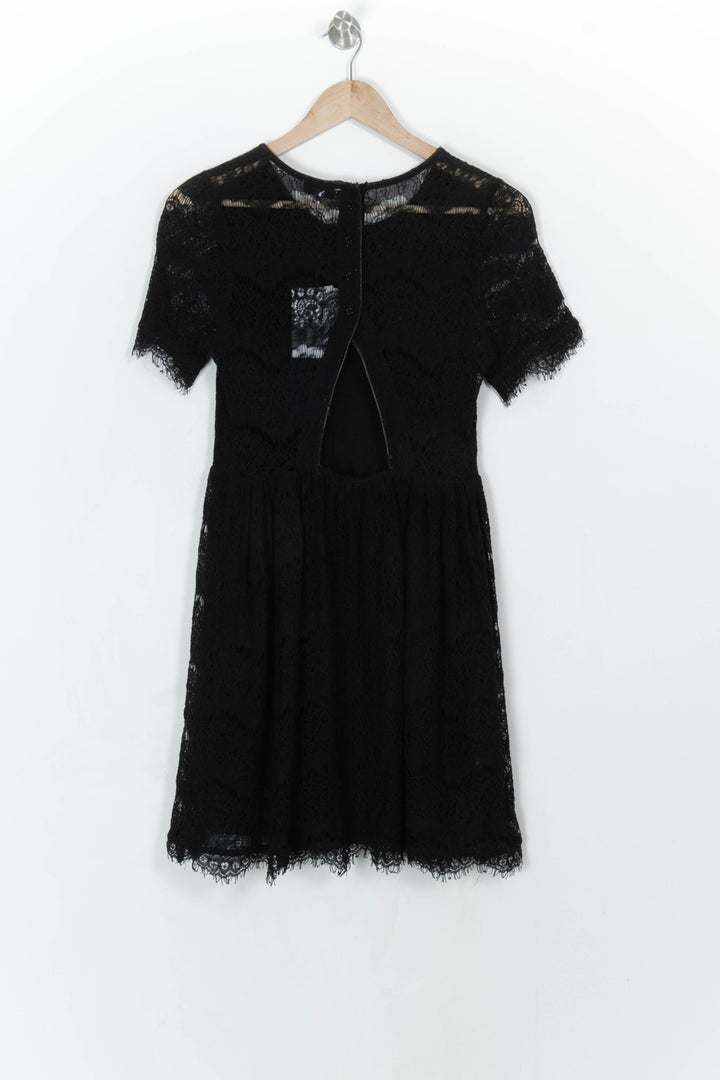 Robe noire en dentelle - Taille M/38 de la marque Suncoo | PARAD45186 - Vendu par Paradigme - Image 4