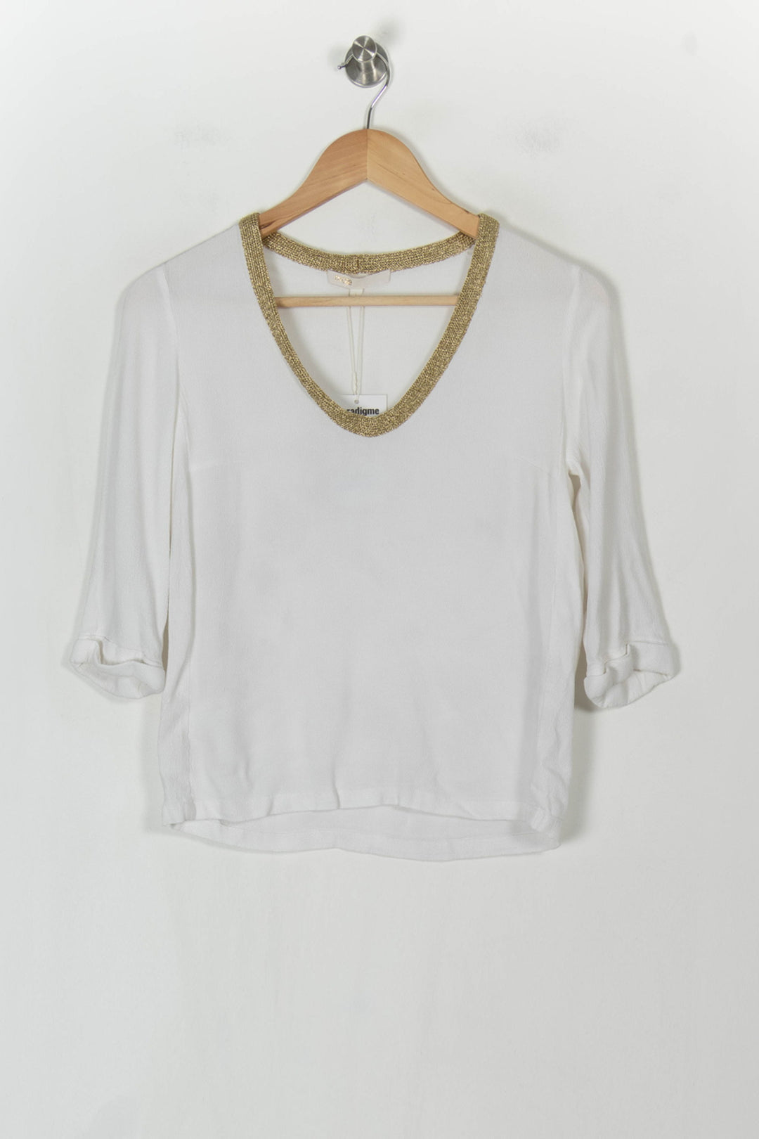 Blouse blanche - Taille S/36 de la marque Maje | PARAD45190 - Vendu par Paradigme - Image 2