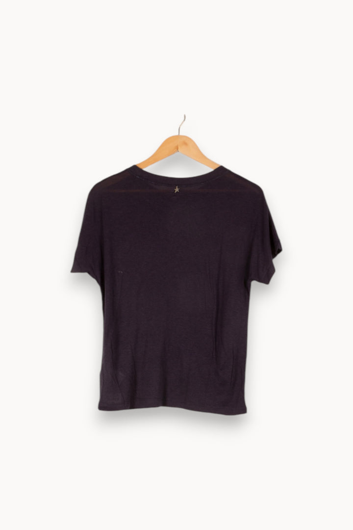 T-shirt bleu foncé - Taille S/36 de la marque Sud express | PARAD45206 - Vendu par Paradigme - Image 3