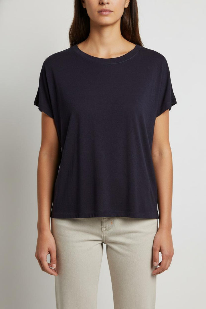 T-shirt bleu foncé - Taille S/36