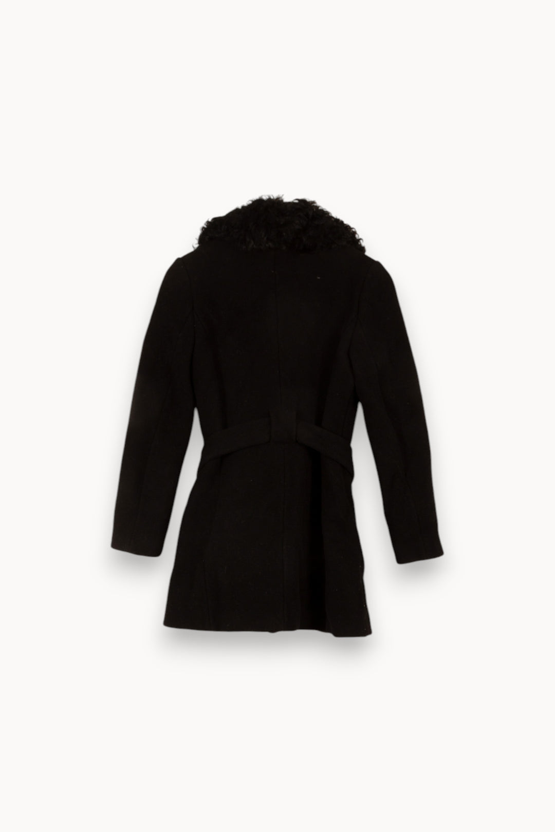 Manteau noir - Taille S/36 de la marque Claudie Pierlot | PARAD45215 - Vendu par Paradigme - Image 3