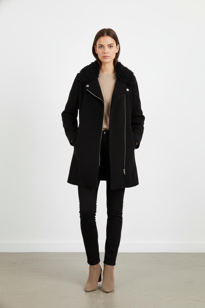 Manteau noir - Taille S/36