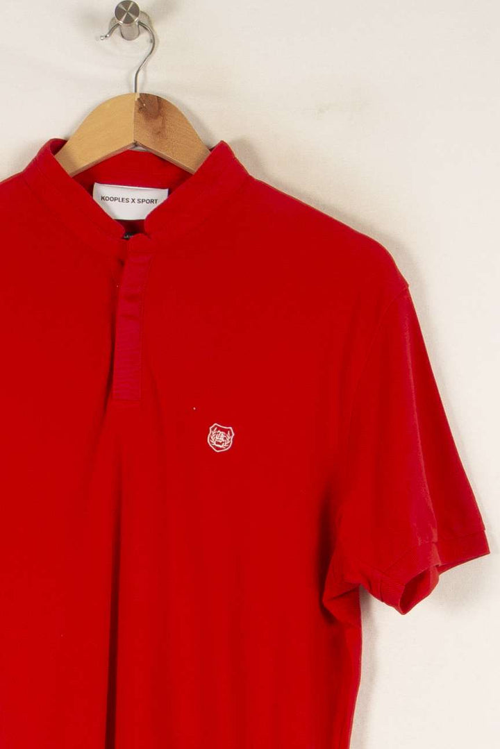 Polo rouge - Taille L/40 de la marque The Kooples | PARAD45217 - Vendu par Paradigme - Image 2