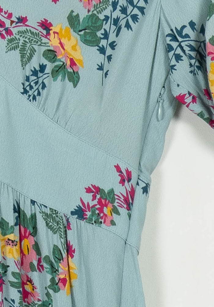 Robe bleue à motifs - Taille XS/34 de la marque Petite Mendigote | PARAD45225 - Vendu par Paradigme - Image 3