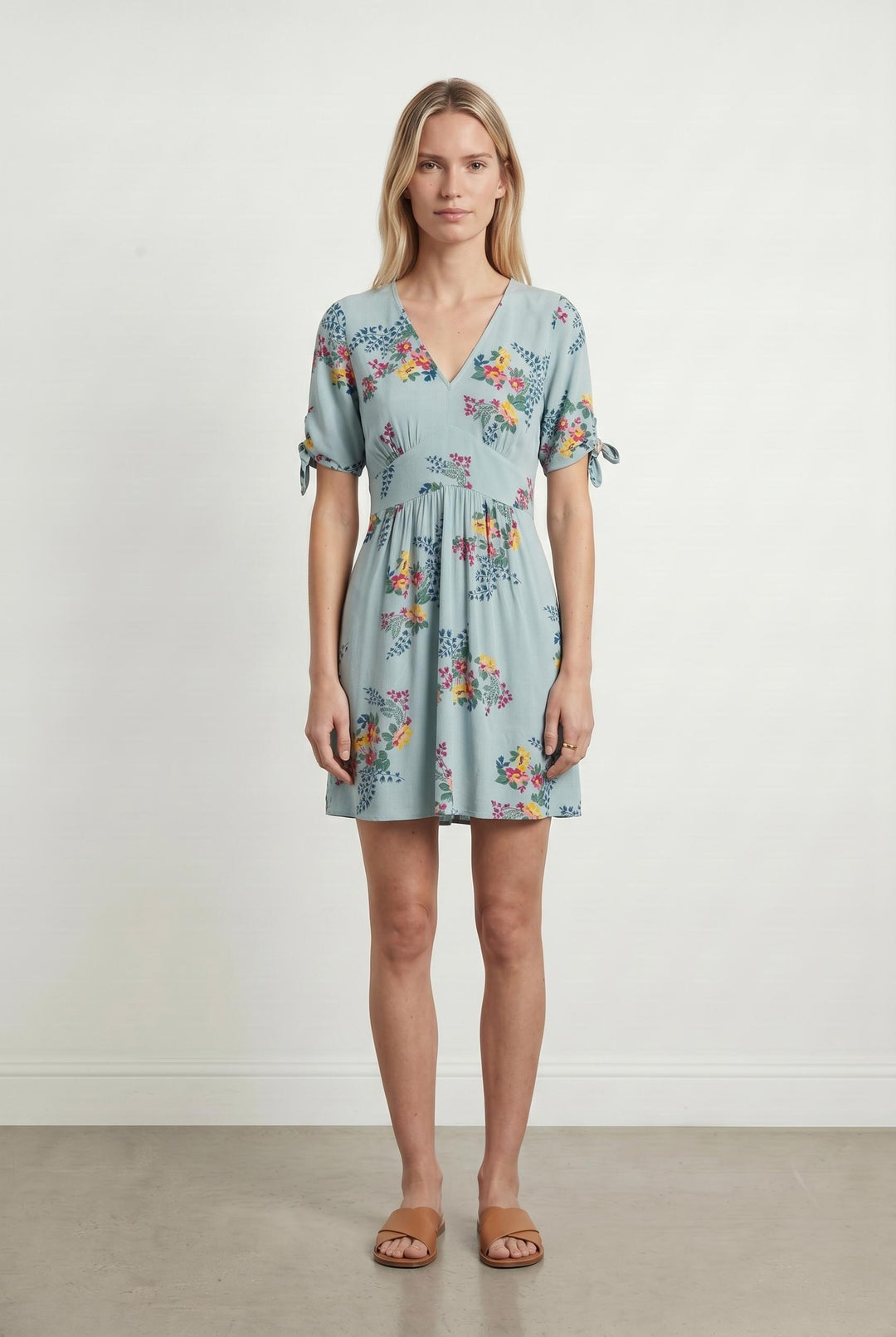 Robe bleue à motifs - Taille XS/34 de la marque Petite Mendigote | PARAD45225 - Vendu par Paradigme - Image 1