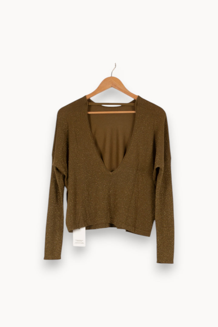 Pull vert brillant - Taille Unique de la marque Karma Koma | PARAD45240 - Vendu par Paradigme - Image 3