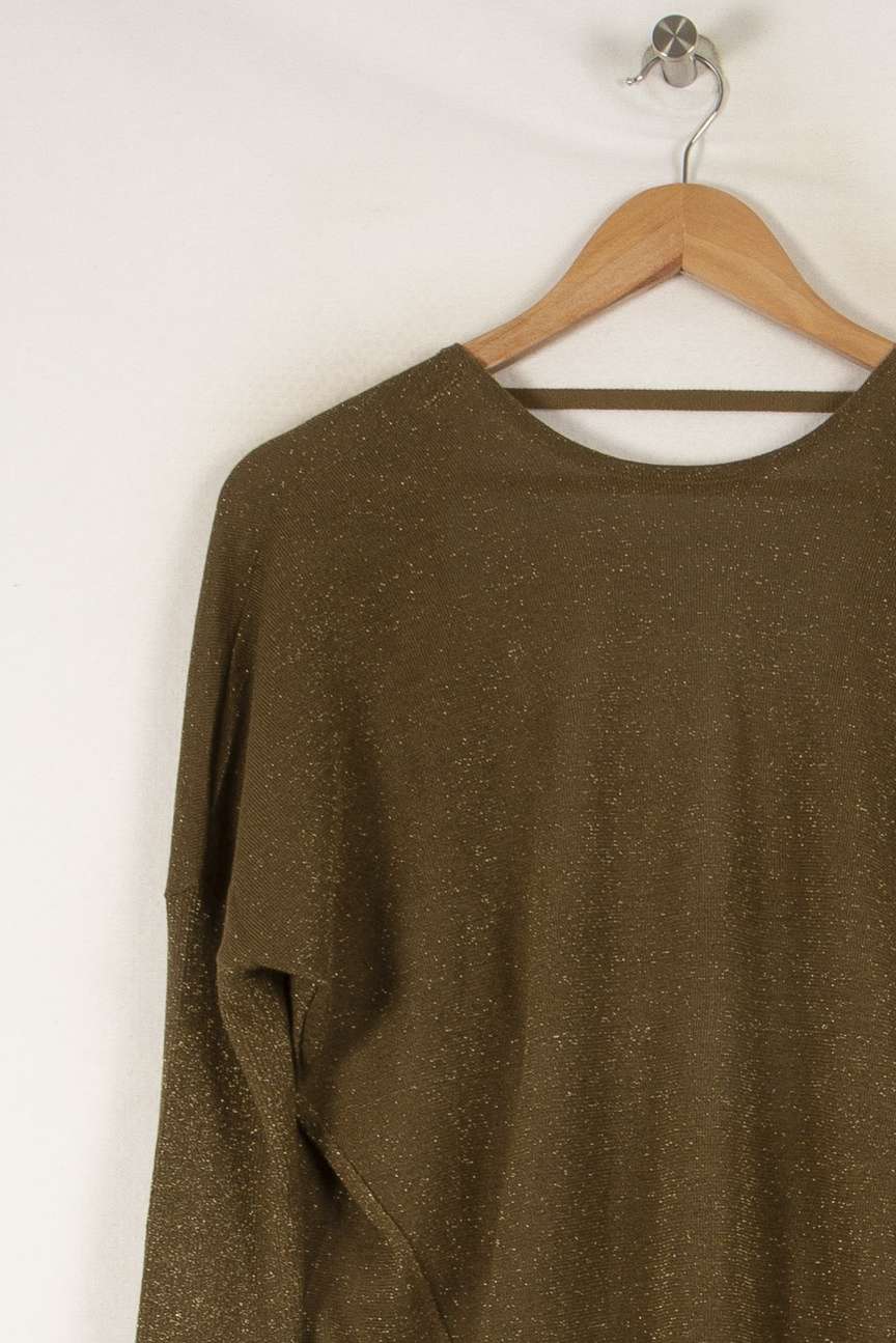 Pull vert brillant - Taille Unique de la marque Karma Koma | PARAD45240 - Vendu par Paradigme - Image 2