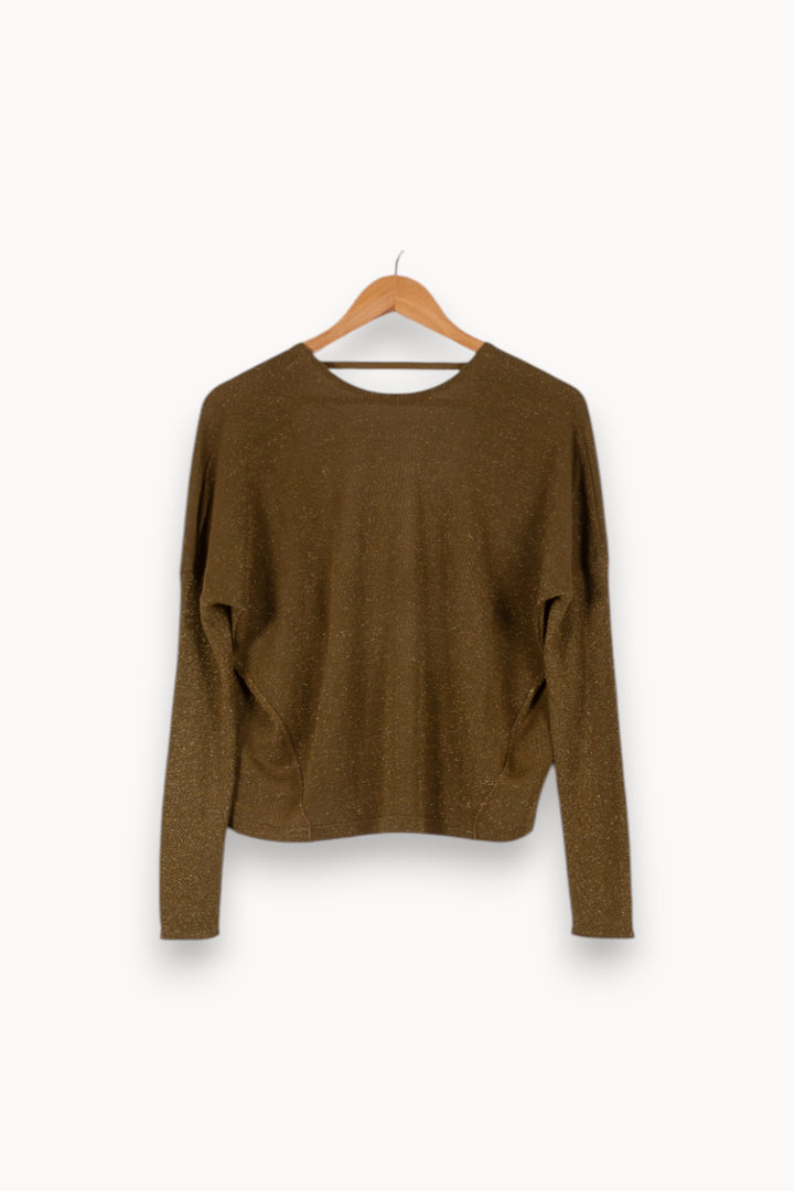Pull vert brillant - Taille Unique de la marque Karma Koma | PARAD45240 - Vendu par Paradigme - Image 1