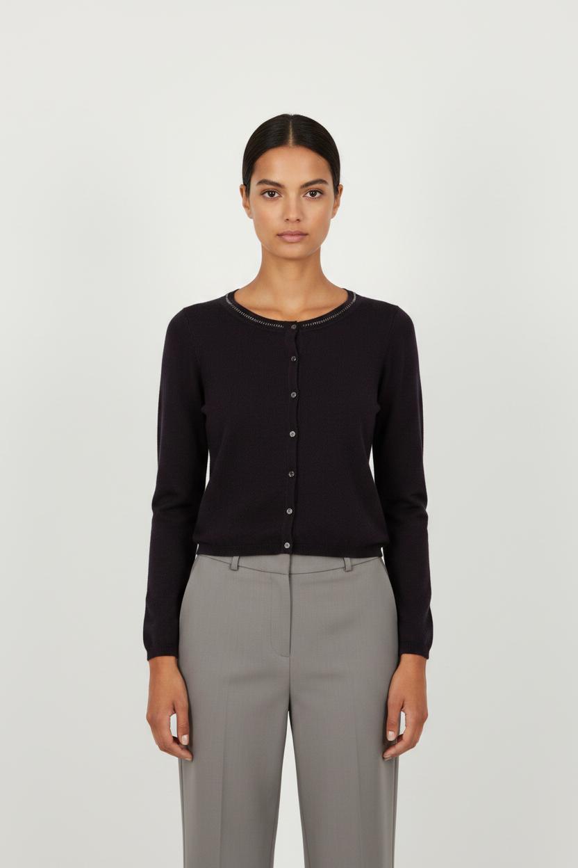 Cardigan bleu foncé - Taille S/36
