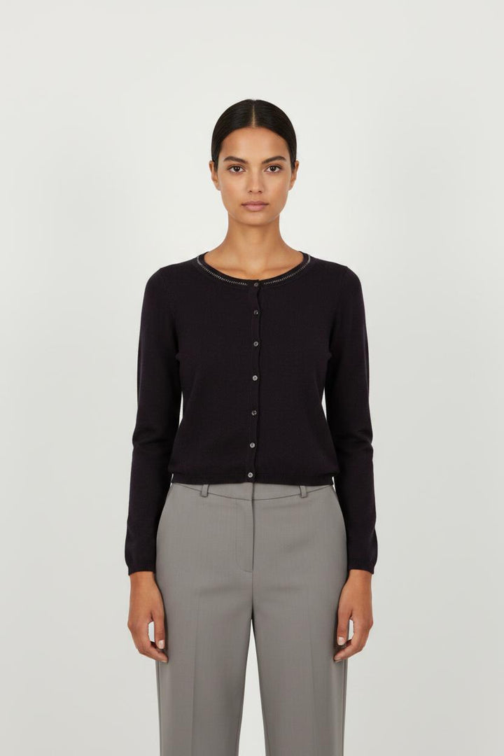 Cardigan bleu foncé - Taille S/36