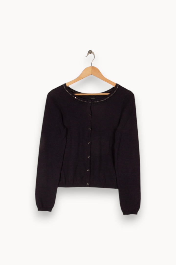 Cardigan bleu foncé - Taille S/36 de la marque One Step | PARAD45241 - Vendu par Paradigme - Image 1