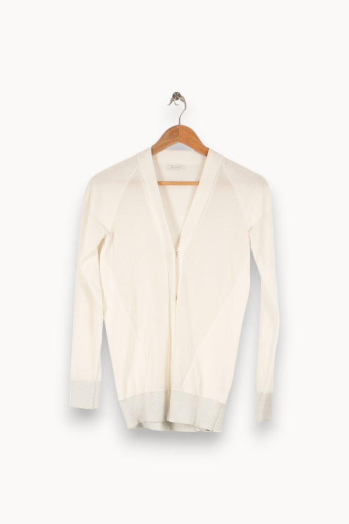 Cardigan blanc - Taille S/36 de la marque IKKS | PARAD45242 - Vendu par Paradigme - Image 1