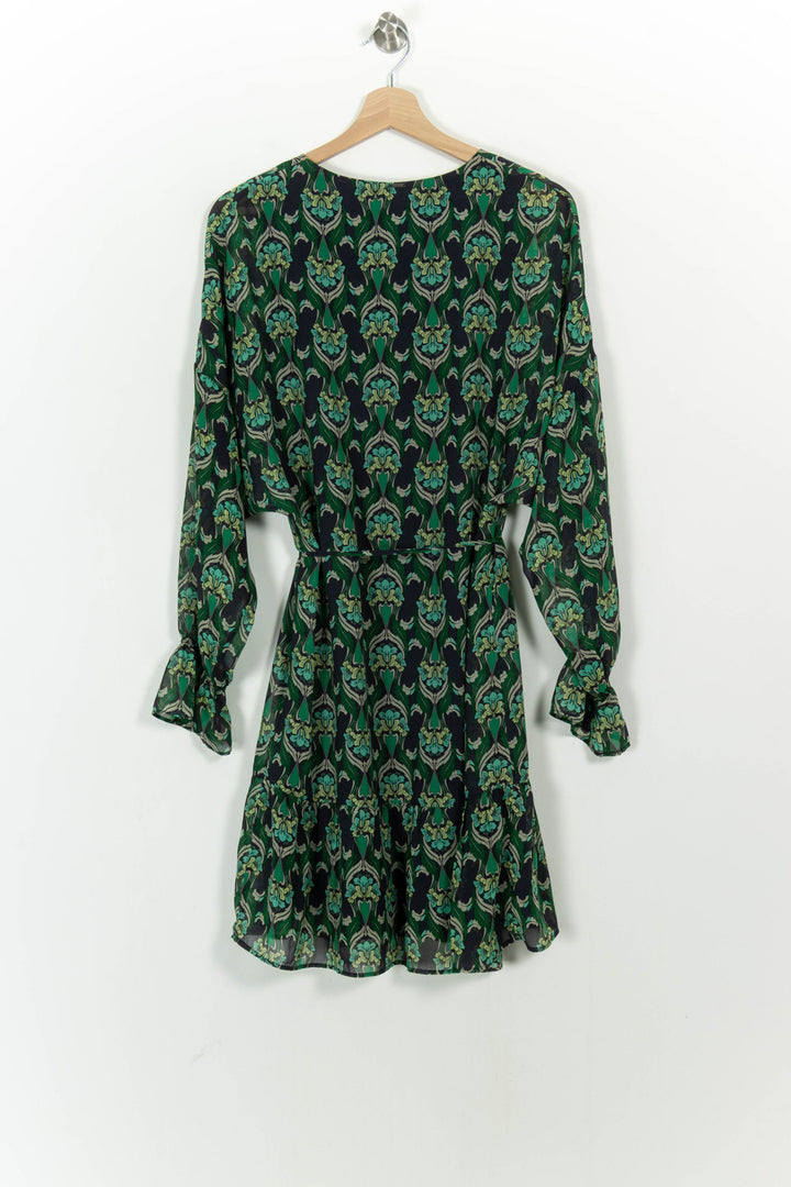 Robe verte à motifs - Taille S/36 de la marque IKKS | PARAD45245 - Vendu par Paradigme - Image 4