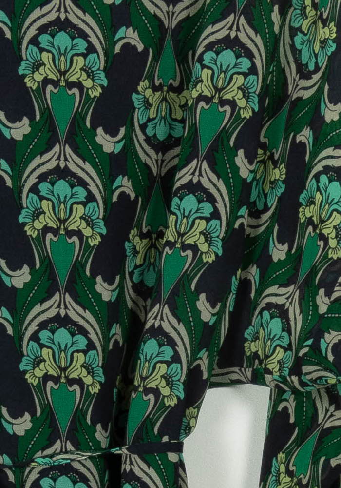 Robe verte à motifs - Taille S/36 de la marque IKKS | PARAD45245 - Vendu par Paradigme - Image 3