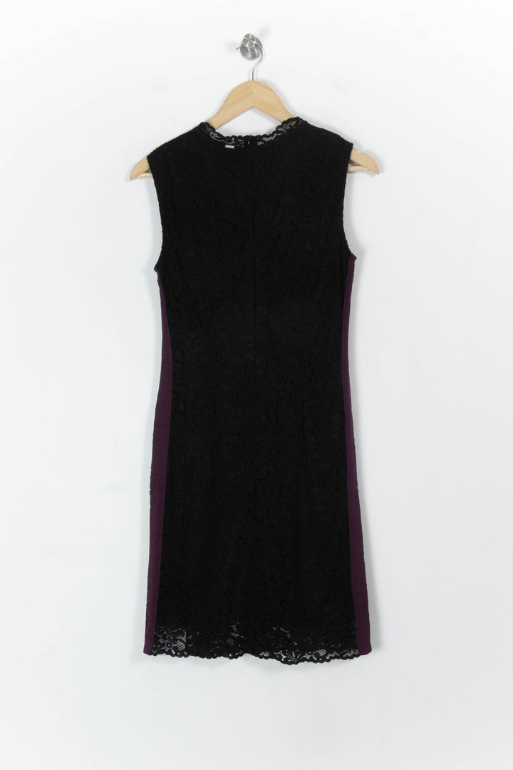 Robe noire en dentelle - Taille S/36 de la marque IKKS | PARAD45247 - Vendu par Paradigme - Image 4