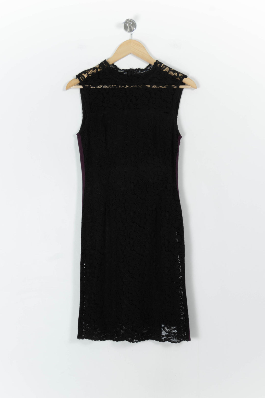 Robe noire en dentelle - Taille S/36 de la marque IKKS | PARAD45247 - Vendu par Paradigme - Image 2