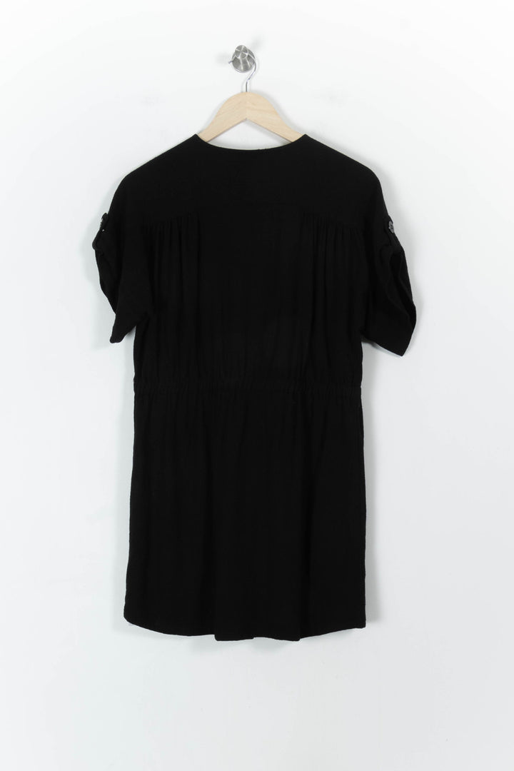 Robe noire - Taille XS/34 de la marque Sessùn | PARAD45253 - Vendu par Paradigme - Image 4
