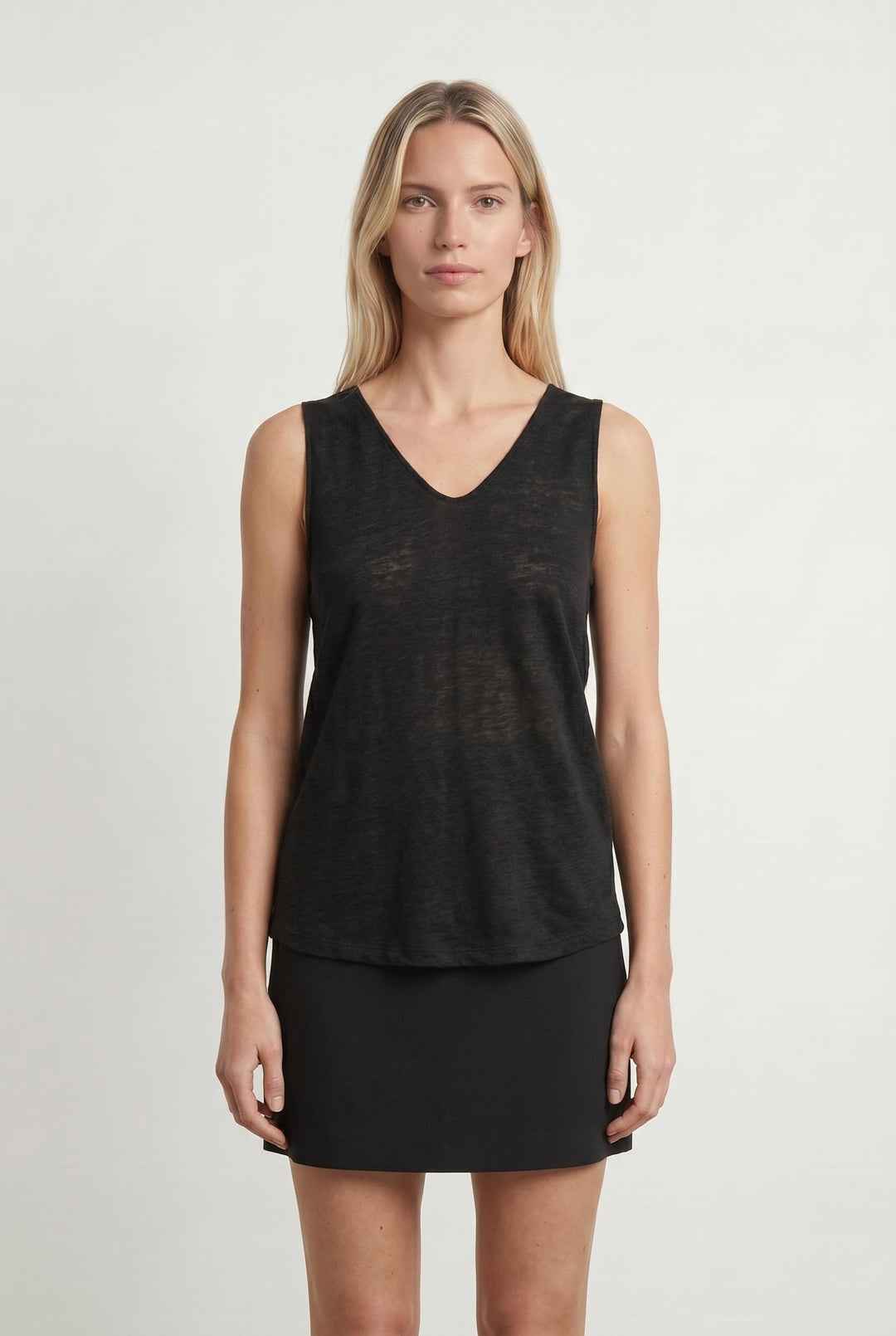 Débardeur noir - Taille S/36 de la marque La Fée Maraboutée | PARAD45258 - Vendu par Paradigme - Image 1