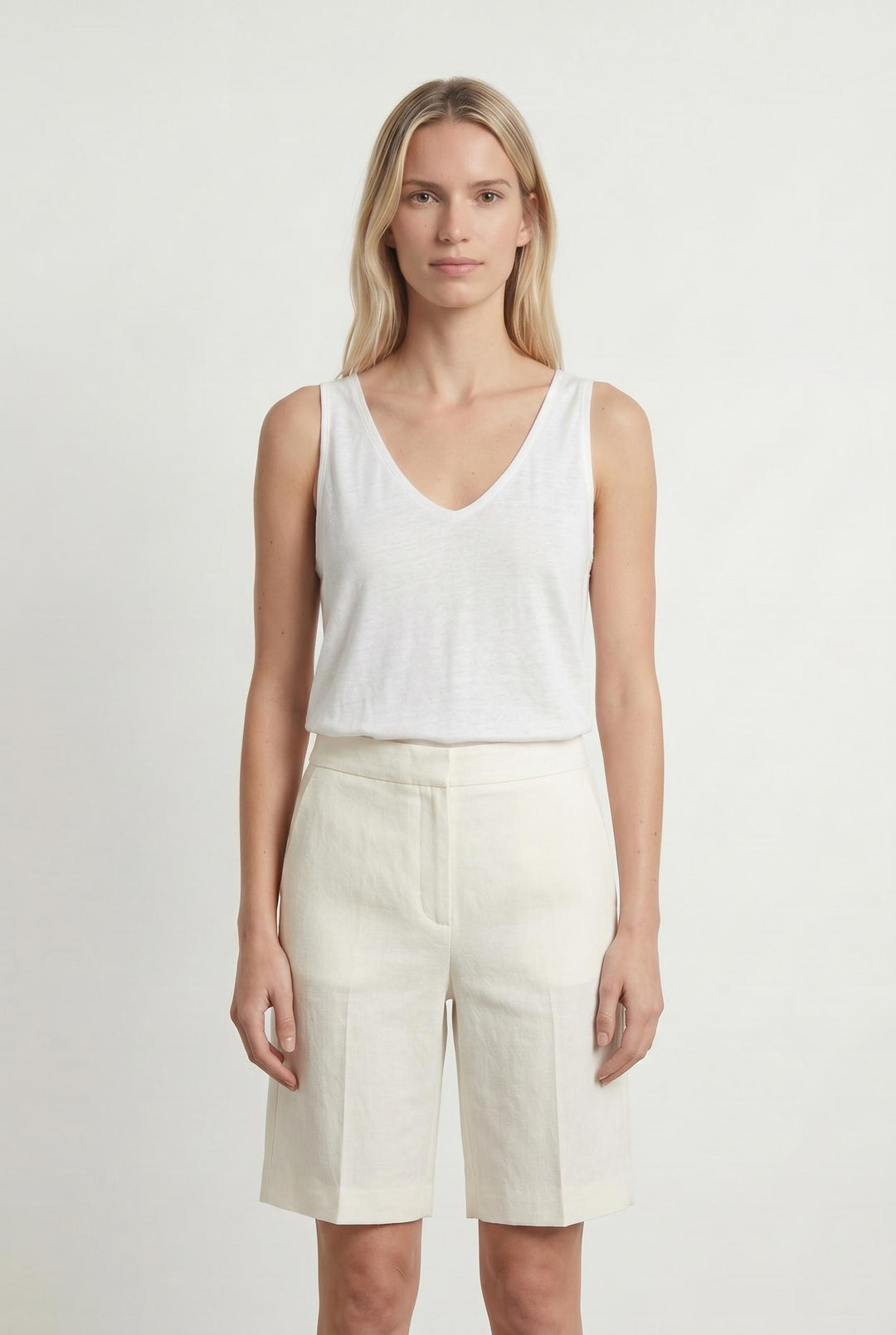 Débardeur blanc - Taille M/38 de la marque La Fée Maraboutée | PARAD45259 - Vendu par Paradigme - Image 1
