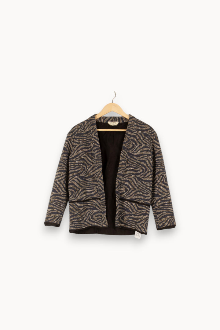 Veste bleue à motifs - Taille M/38 de la marque Balzac Paris | PARAD45271 - Vendu par Paradigme - Image 1