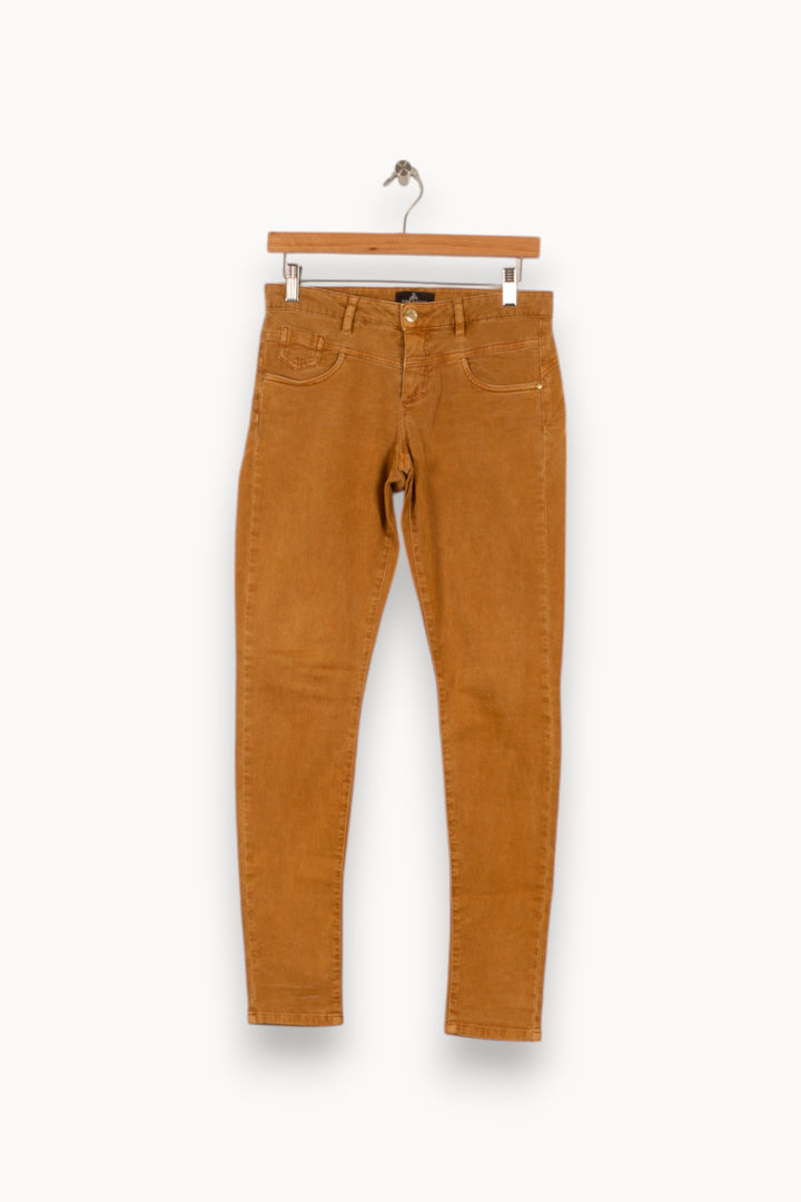 Pantalon marron - Taille S/36 de la marque One Step | PARAD45276 - Vendu par Paradigme - Image 1