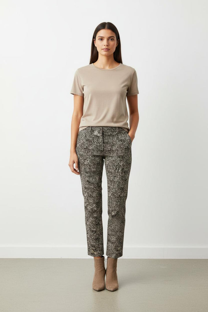 Pantalon Noir et Beige - Taille S/36