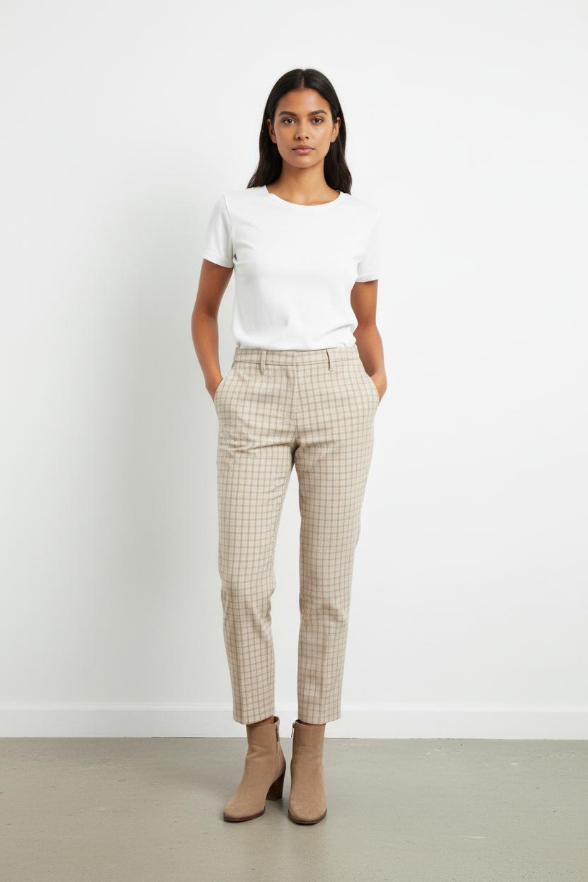 Pantalon Beige et Marron - Taille S/36