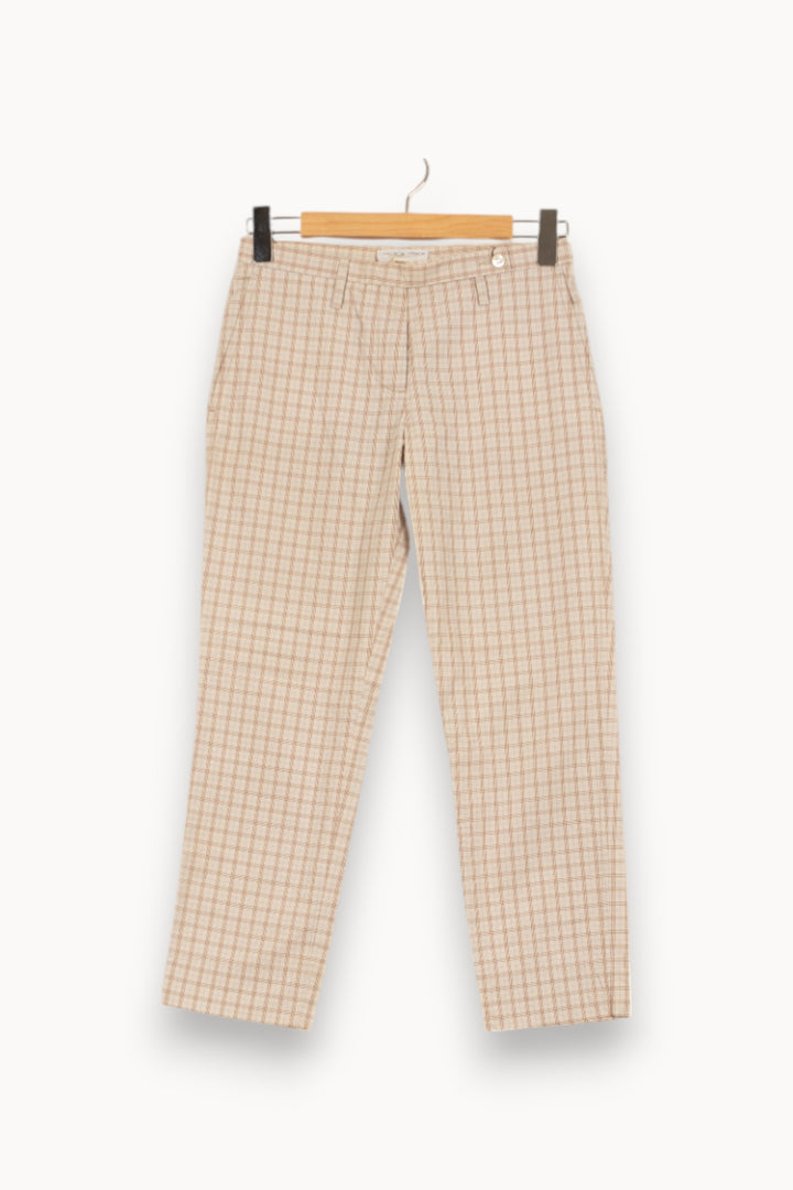Pantalon Beige et Marron - Taille S/36 de la marque Paul & Joe | PARAD45291 - Vendu par Paradigme - Image 2