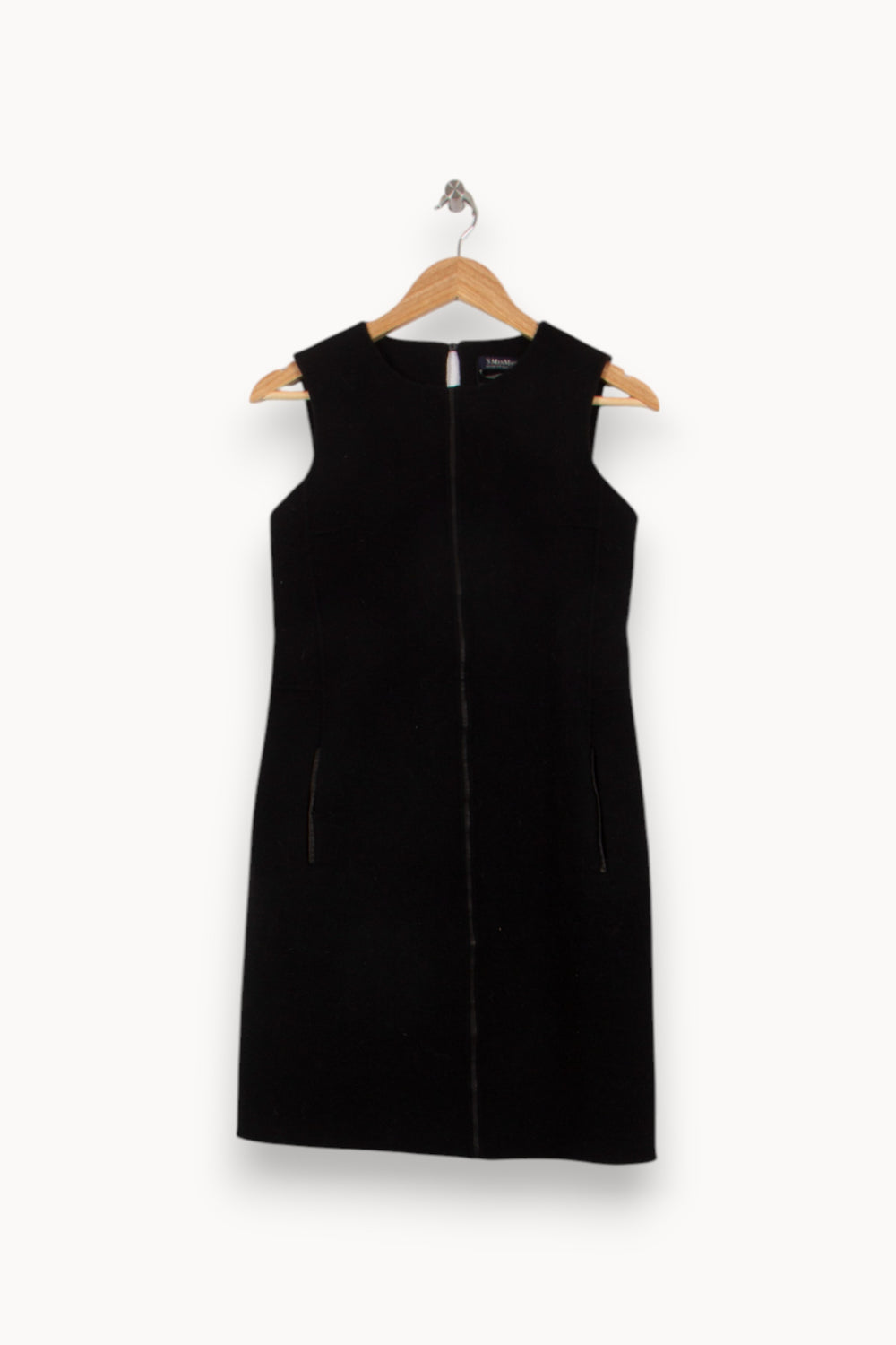 Robe Sans Manches Noire - Taille S/36 de la marque Max Mara | PARAD45294 - Vendu par Paradigme - Image 2