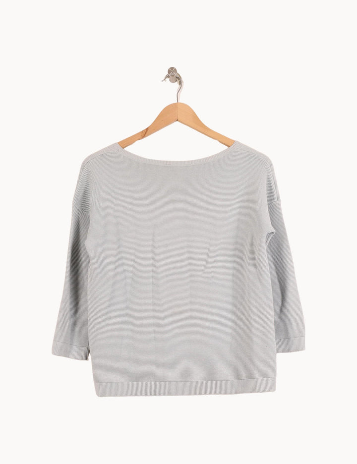 Pull Bleu - Taille S/36 de la marque Maison 123 | PARAD45299 - Vendu par Paradigme - Image 4