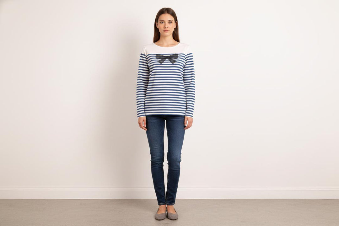 Marinière Bleu et Blanche - Taille S/36