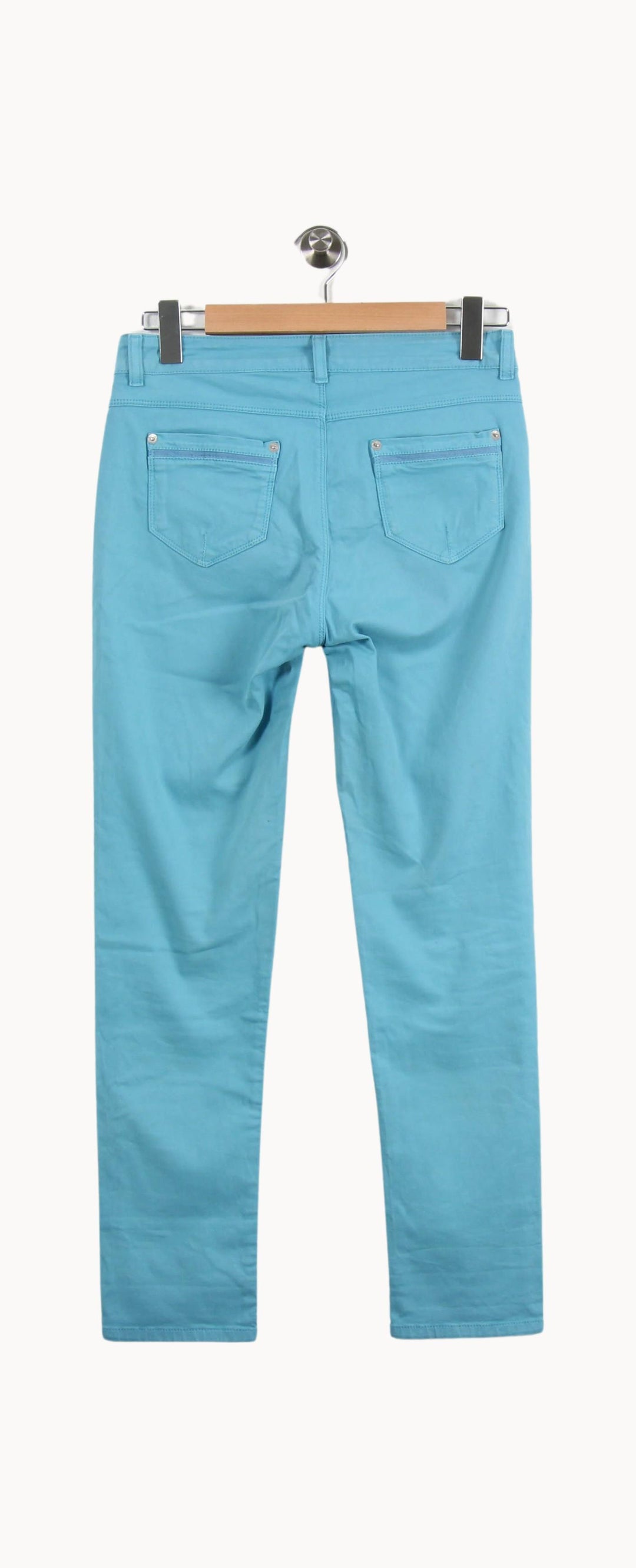Pantalon Chino Bleu - Taille M/38 de la marque Maison 123 | PARAD45302 - Vendu par Paradigme - Image 4