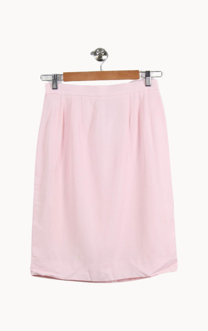 Jupe Midi Rose - Taille L/40 de la marque Ines de la Fressange Paris | PARAD45309 - Vendu par Paradigme - Image 4