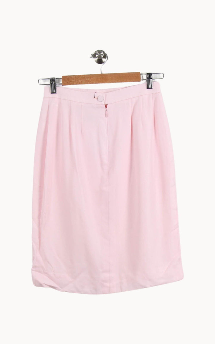 Jupe Midi Rose - Taille L/40 de la marque Ines de la Fressange Paris | PARAD45309 - Vendu par Paradigme - Image 2