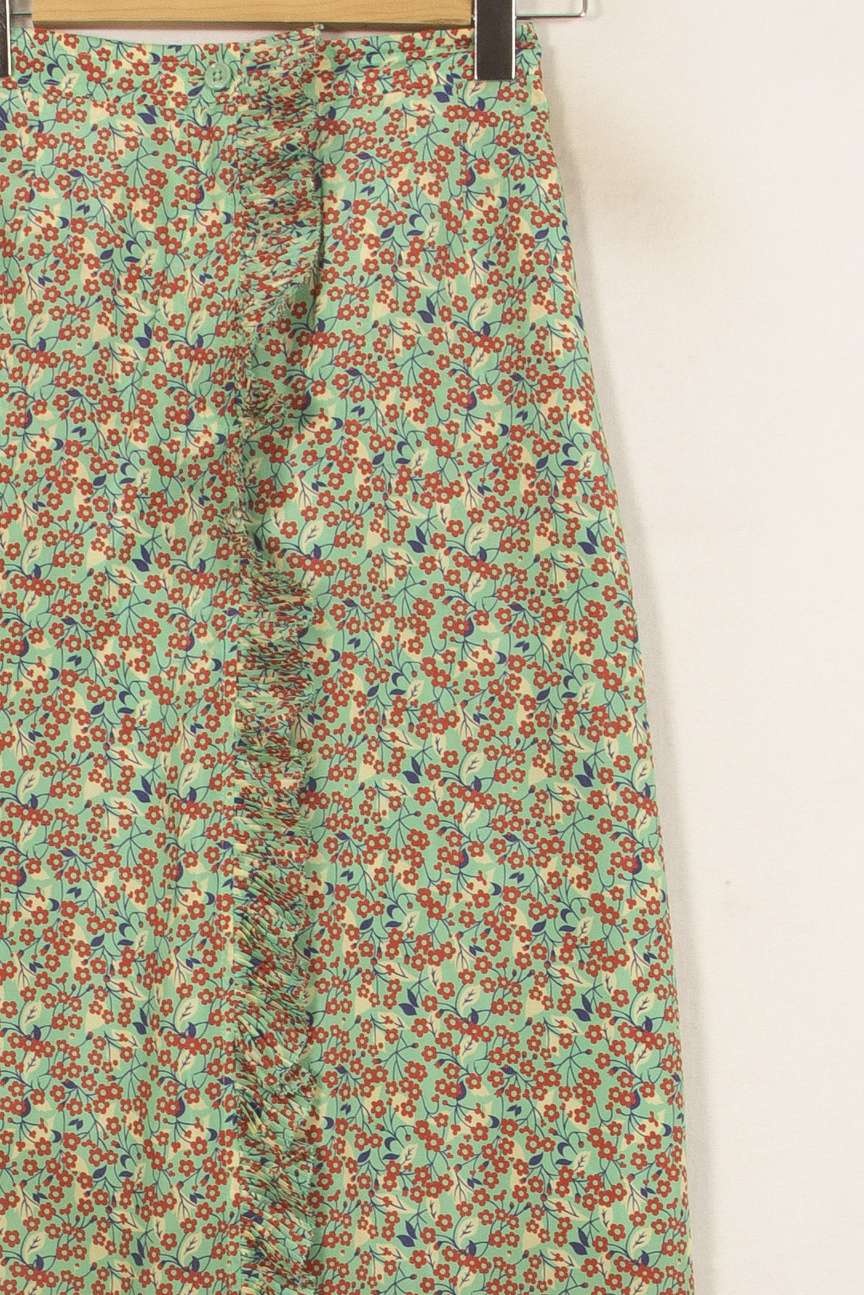 Jupe Longue Verte et Rouge - Taille S/36 de la marque Manoush | PARAD45314 - Vendu par Paradigme - Image 3