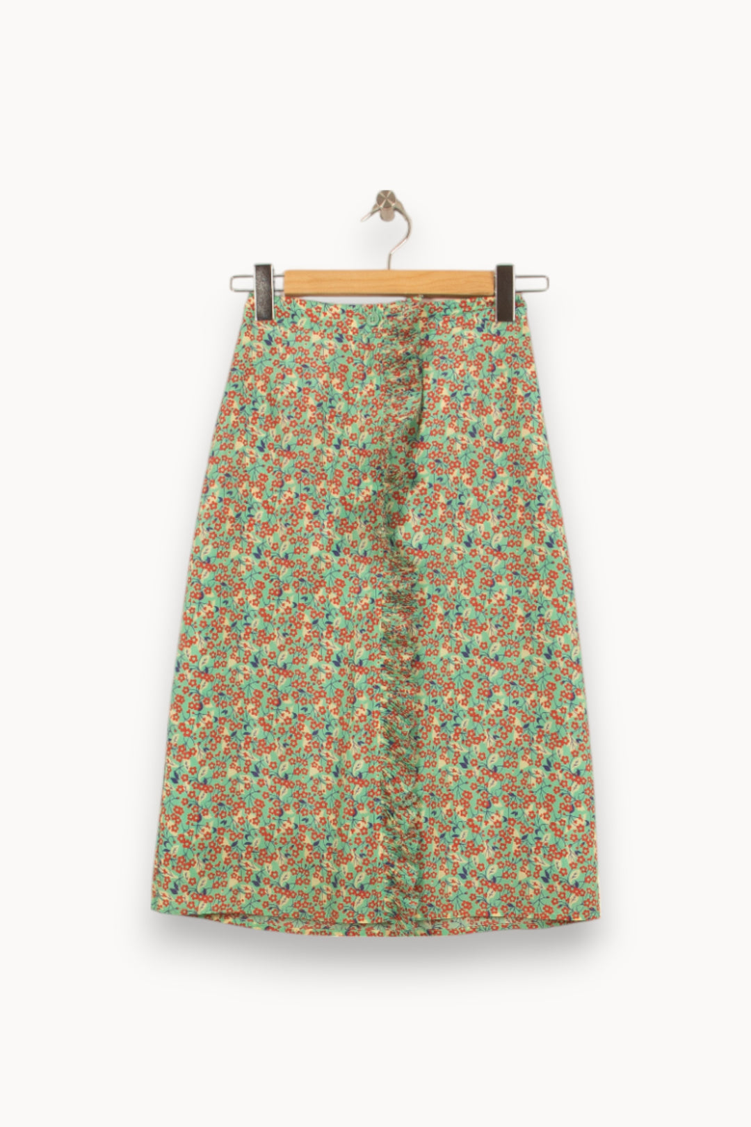 Jupe Longue Verte et Rouge - Taille S/36 de la marque Manoush | PARAD45314 - Vendu par Paradigme - Image 2