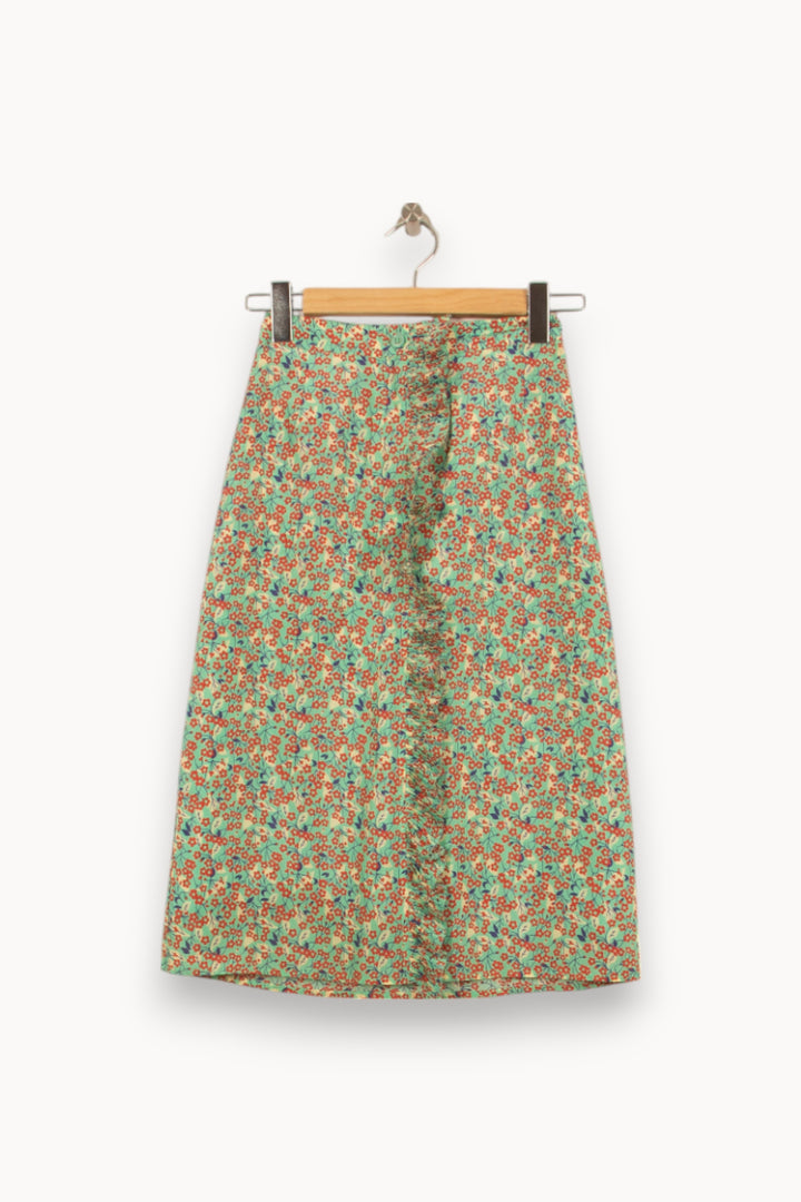 Jupe Longue Verte et Rouge - Taille S/36 de la marque Manoush | PARAD45314 - Vendu par Paradigme - Image 2