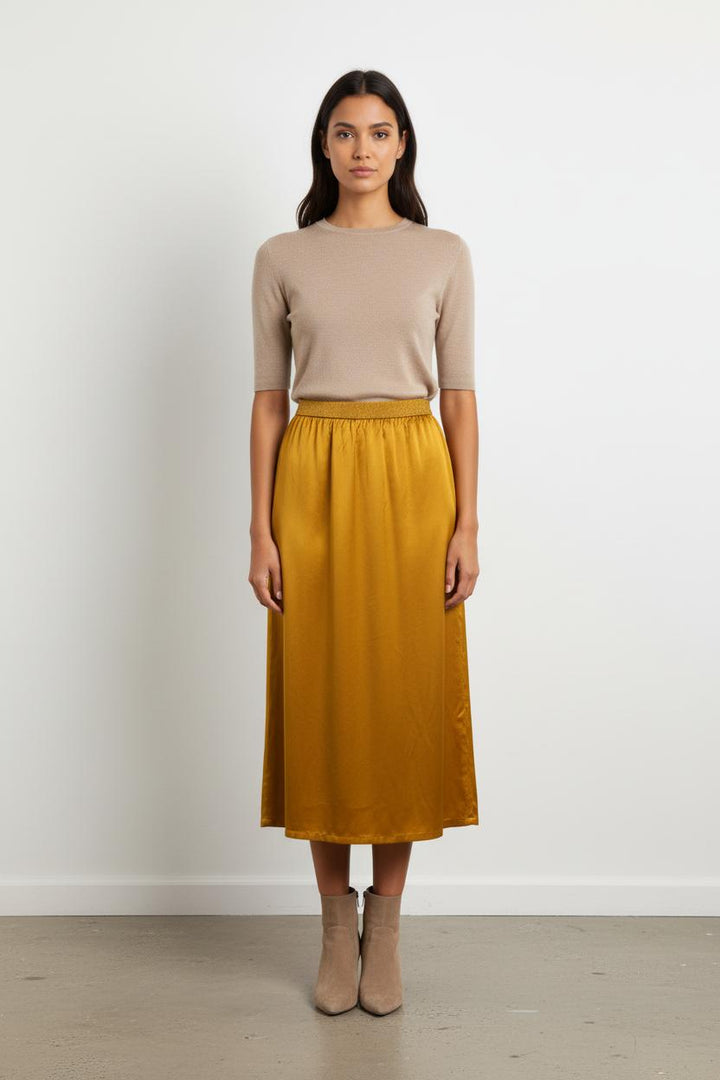 Jupe Longue Jaune - Taille L/40