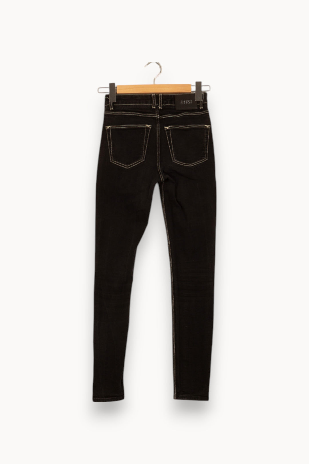 Jean Noir - Taille S/36 de la marque Claudie Pierlot | PARAD45322 - Vendu par Paradigme - Image 4