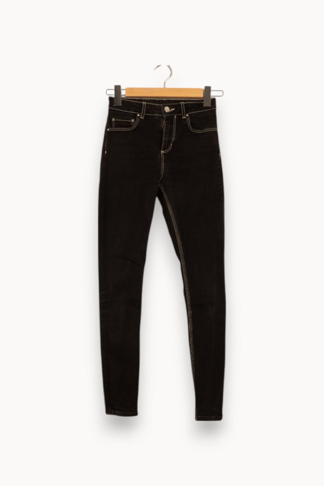 Jean Noir - Taille S/36 de la marque Claudie Pierlot | PARAD45322 - Vendu par Paradigme - Image 2