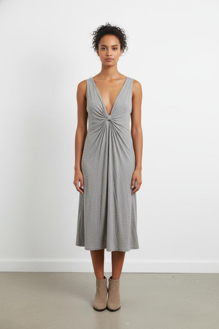 Robe Midi Grise - Taille S/36