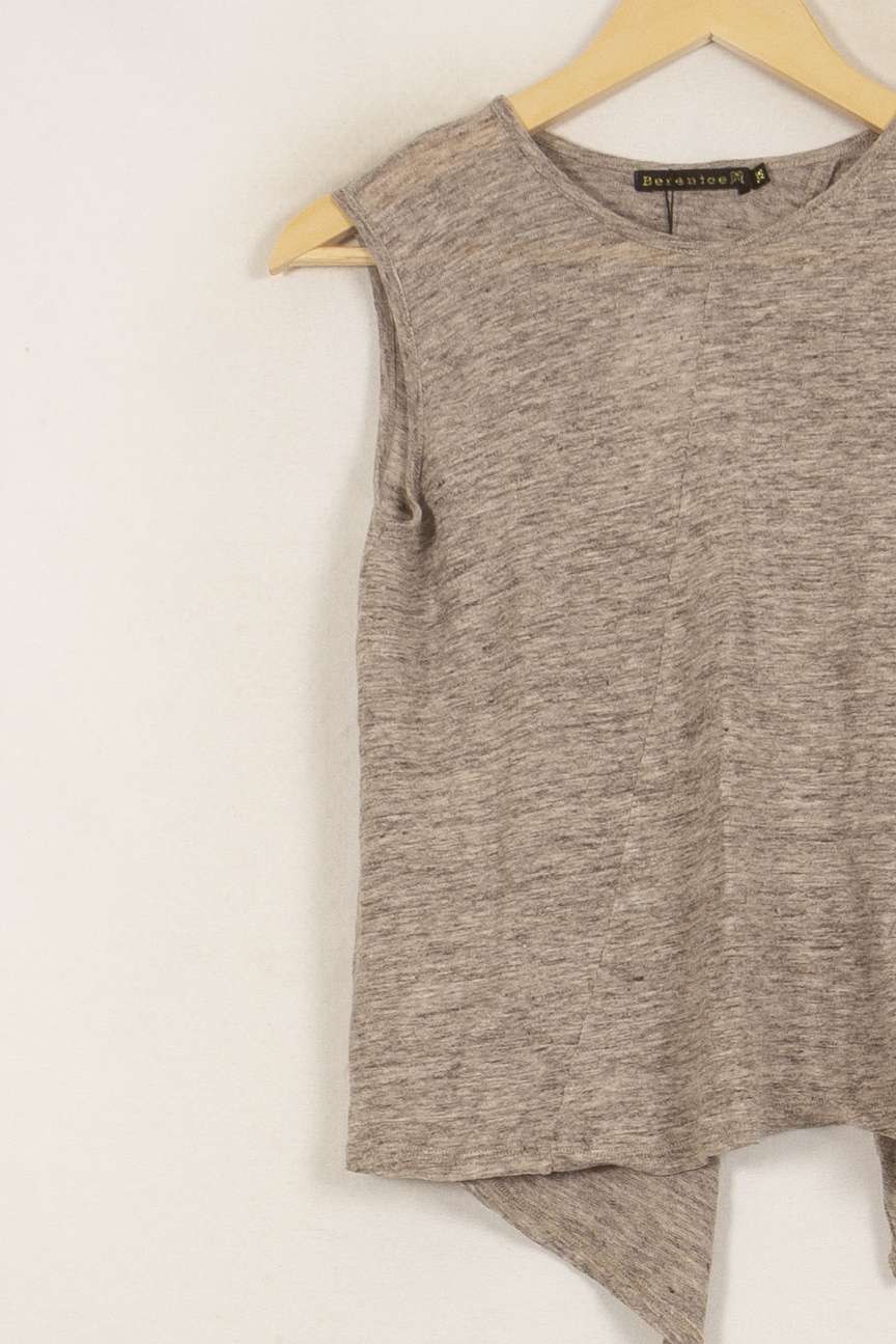 Débardeur Gris - Taille XS/34 de la marque Bérénice | PARAD45325 - Vendu par Paradigme - Image 3