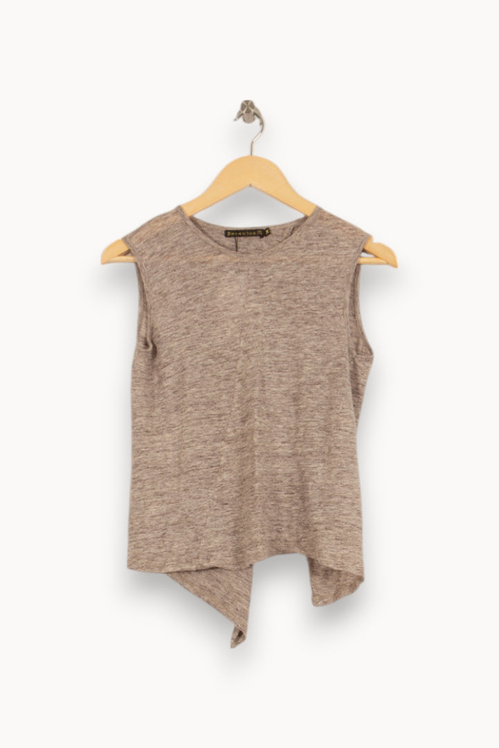 Débardeur Gris - Taille XS/34 de la marque Bérénice | PARAD45325 - Vendu par Paradigme - Image 2