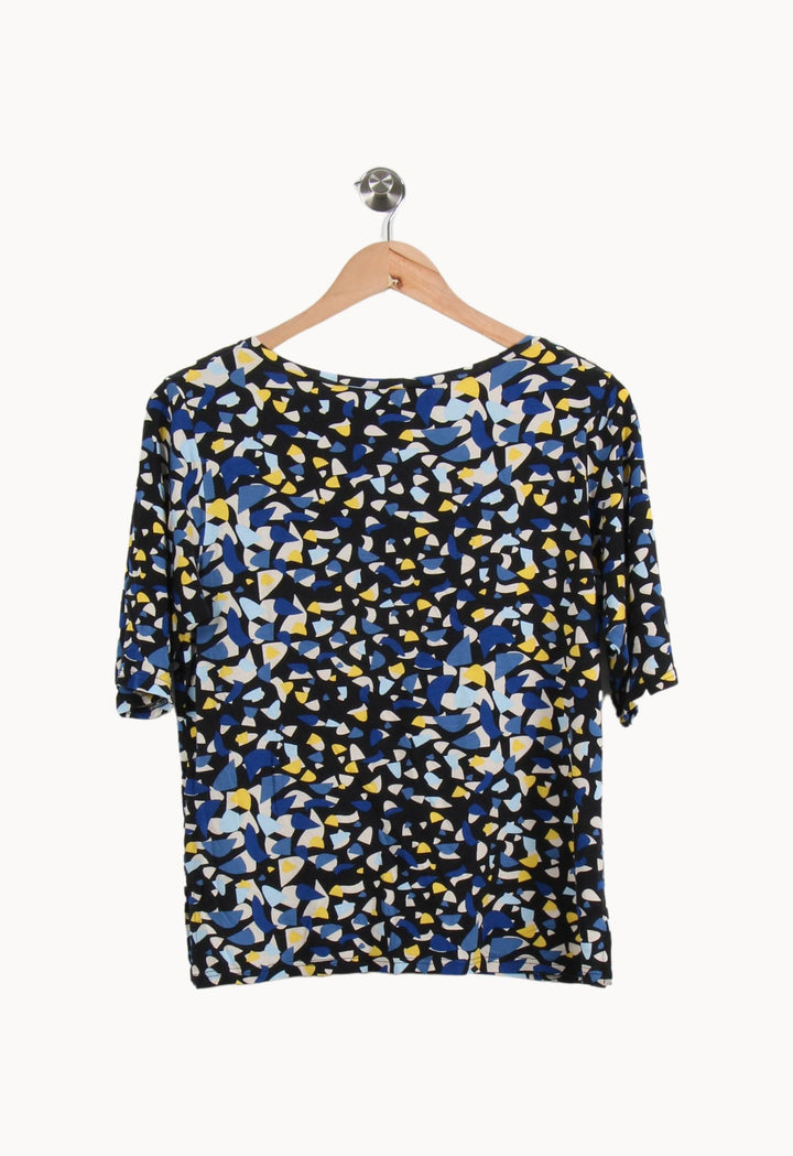 Tee-shirt Bleu et Jaune - Taille M/38 de la marque Agnès b. | PARAD45327 - Vendu par Paradigme - Image 4