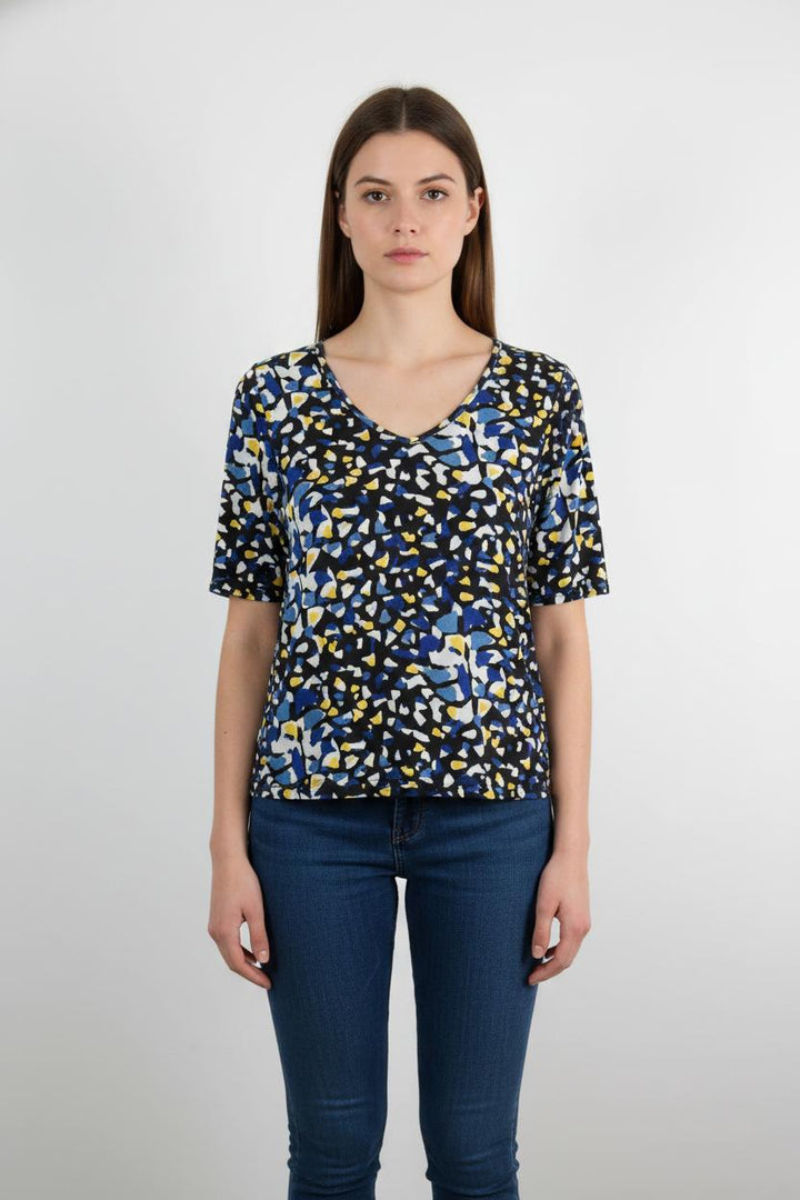 Tee-shirt Bleu et Jaune - Taille M/38