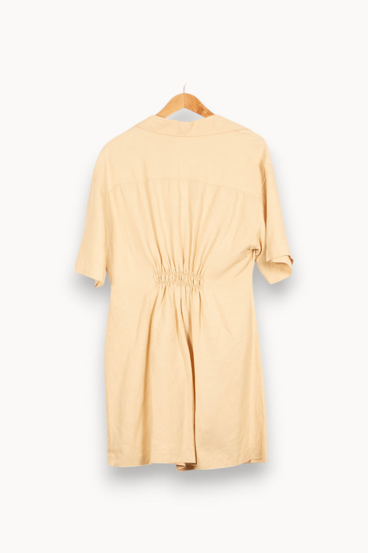 Robe Chemise Beige - Taille L/40 de la marque Sandro | PARAD45335 - Vendu par Paradigme - Image 4