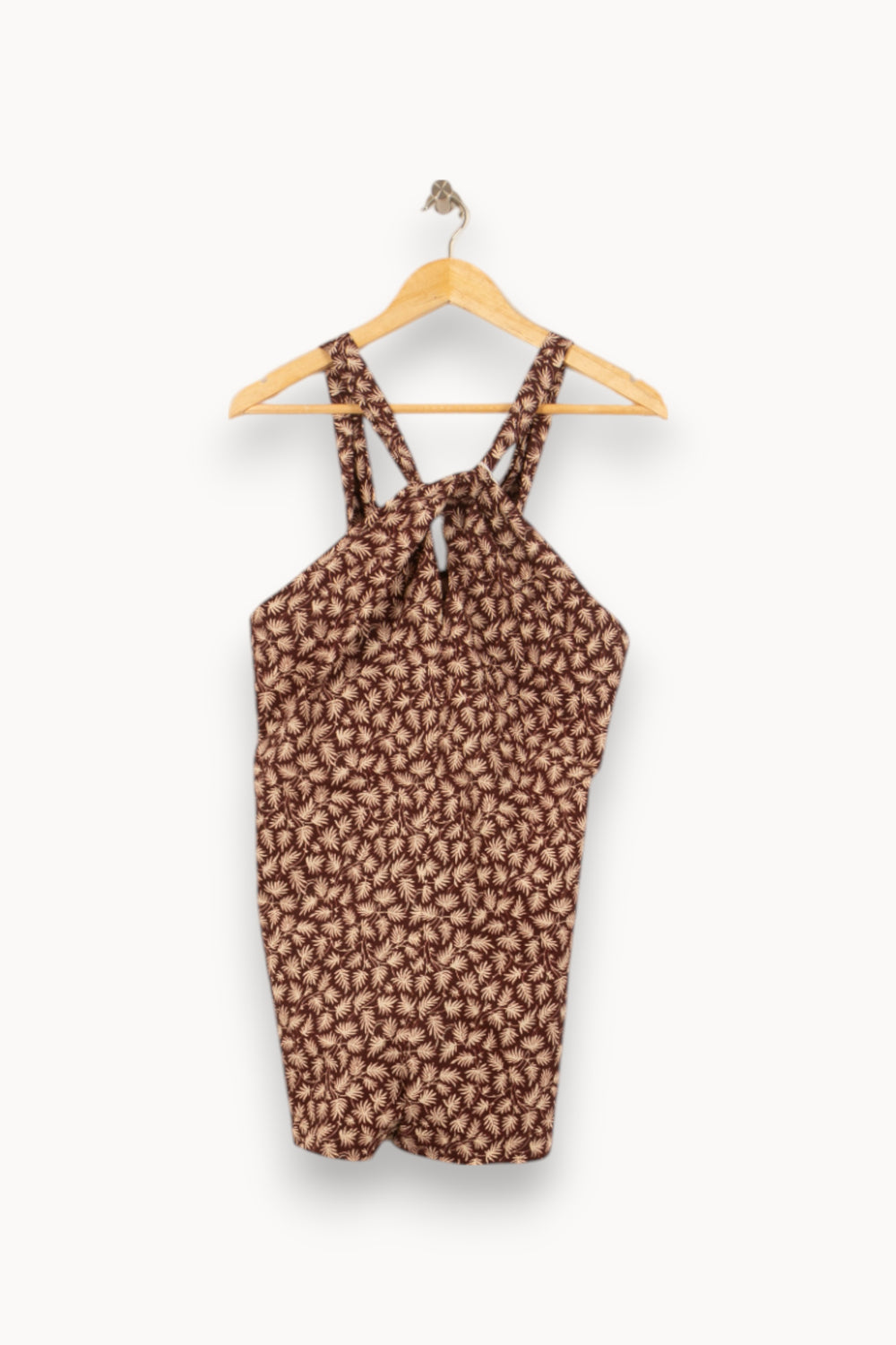 Robe Dos Nu Marron et Beige - Taille S/36 de la marque Vanessa Bruno | PARAD45336 - Vendu par Paradigme - Image 2