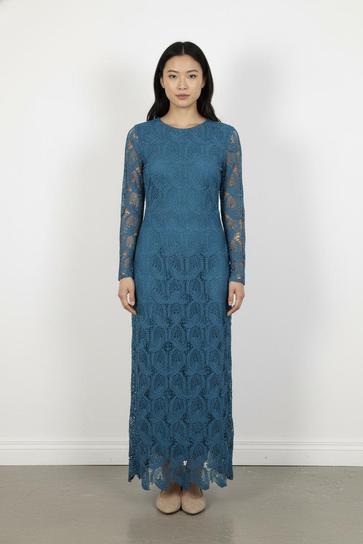 Robe Longue Bleue - Taille L/40